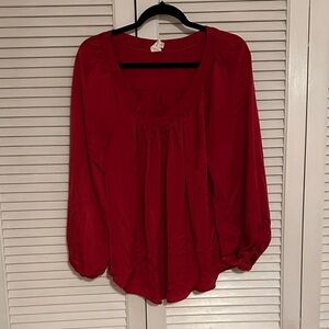 Flawless Red Women's Blouse